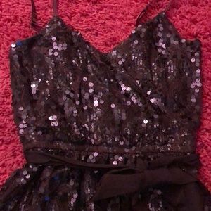 Express Purple sequins party dress
